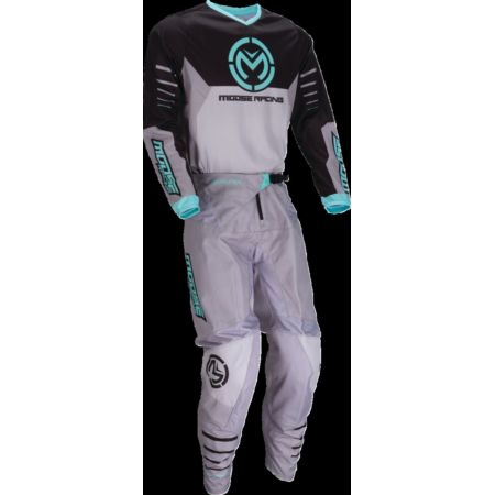 Spodnie MOOSE OFFROAD QUALIFIER GRAY/TEAL 30