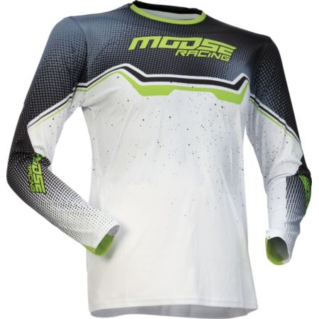 Bluza MOOSE OFFROAD YOUTH QUALIFIER WH/BK/GN XS