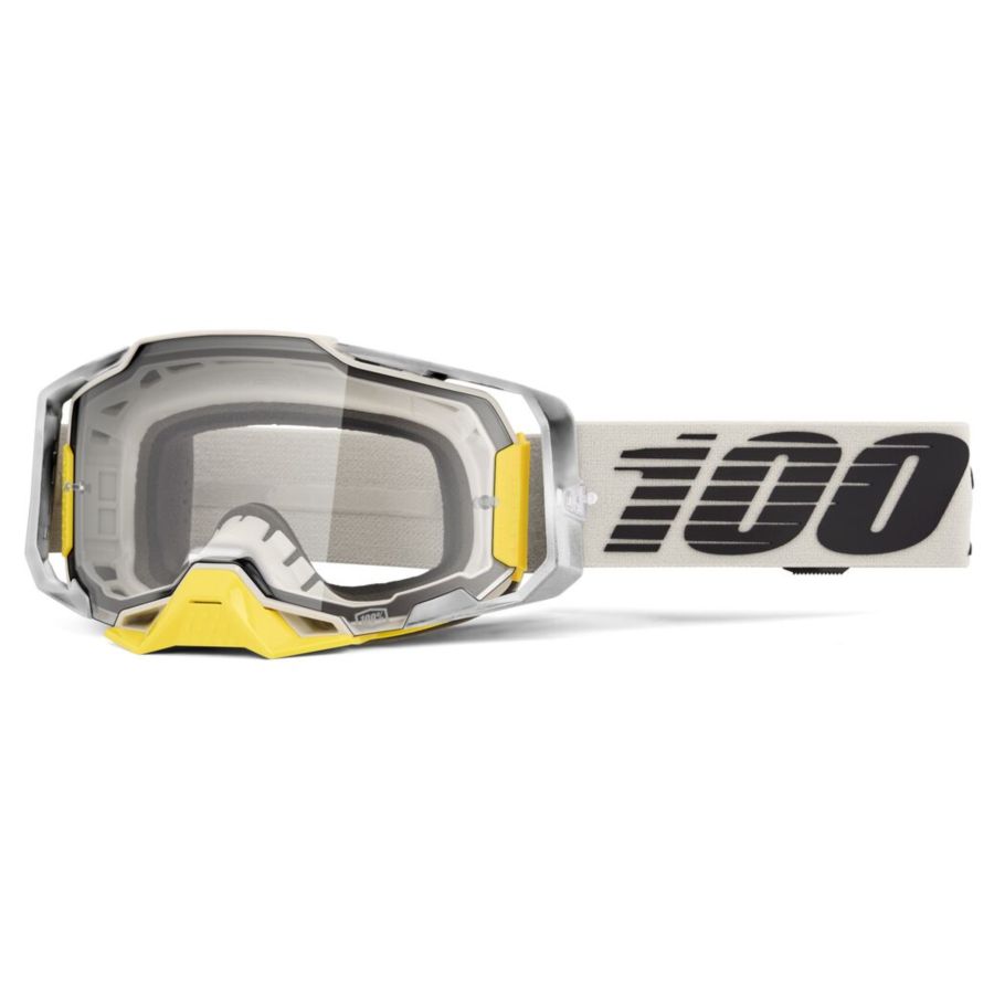 Gogle 100% ARMEGA VIGGO SILVER MIRROR CLEAR