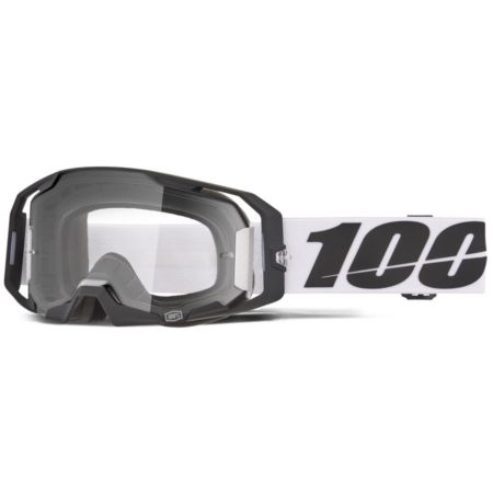 Gogle 100% ARMATIC CALDWELL BLACK MIRROR CLEAR