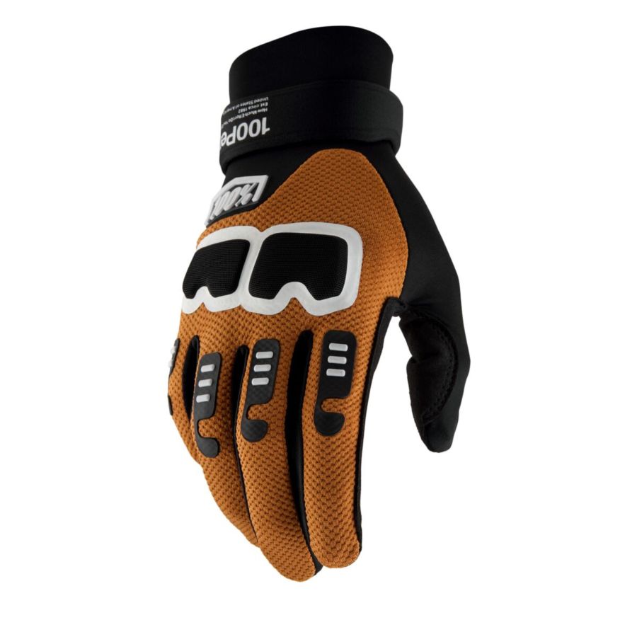 Rękawiczki 100% LANGDALE TAN/BLACK S