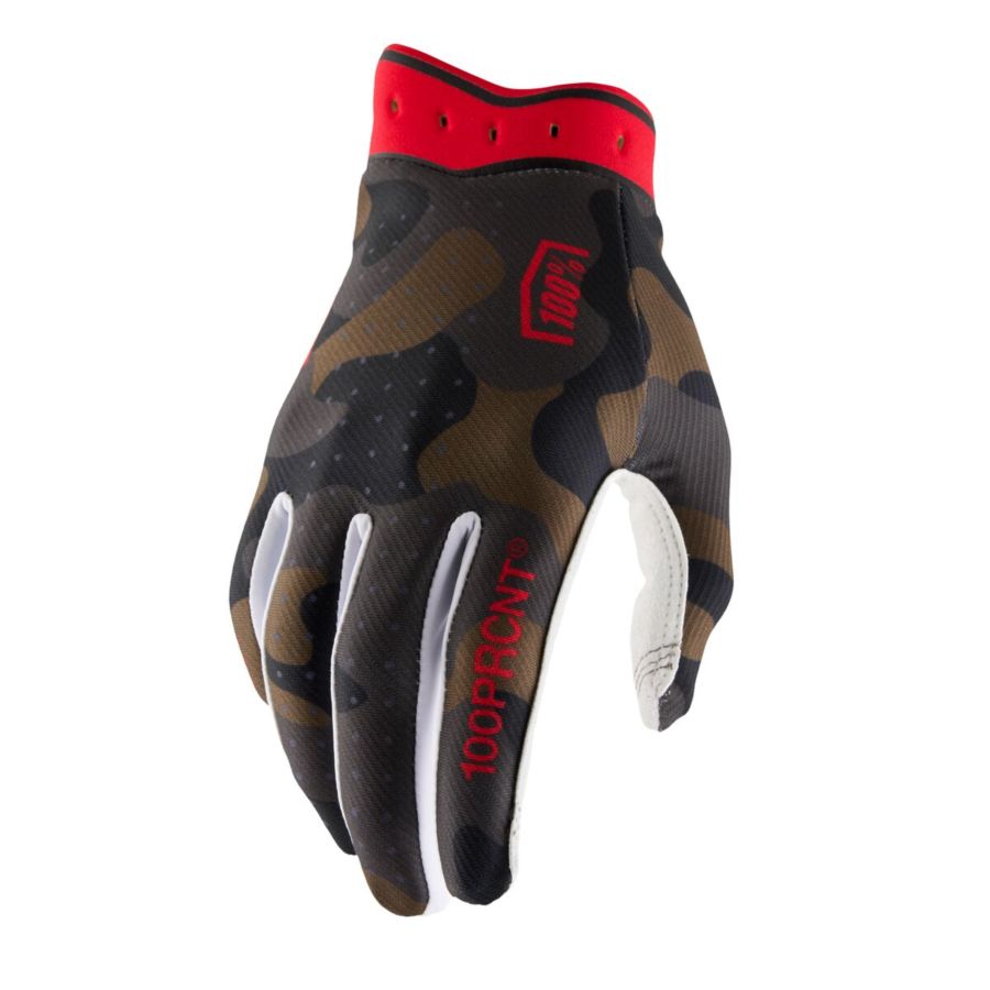 Rękawiczki 100% ITRACK CAMO S