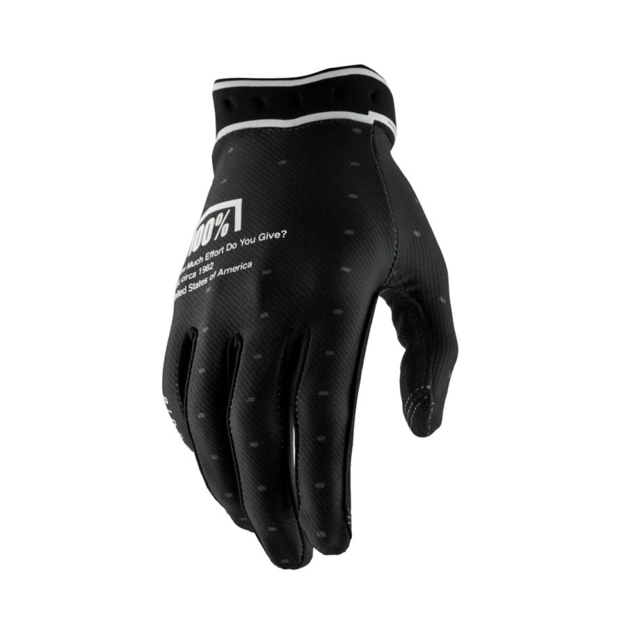 Rękawiczki 100% RIDEFIT BLACK S