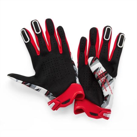 Rękawiczki 100% RIDEFIT WHITE/RED S