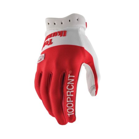 Rękawiczki 100% RIDEFIT TEAM IKUZAWA RED/WHITE S