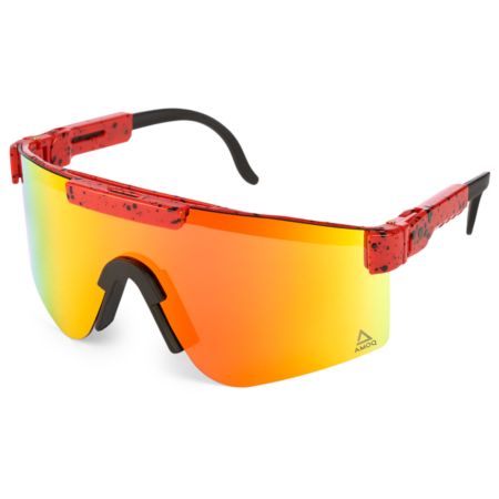 Okulary przeciwsłoneczne AMOQ COMET RED SPLASH/RED