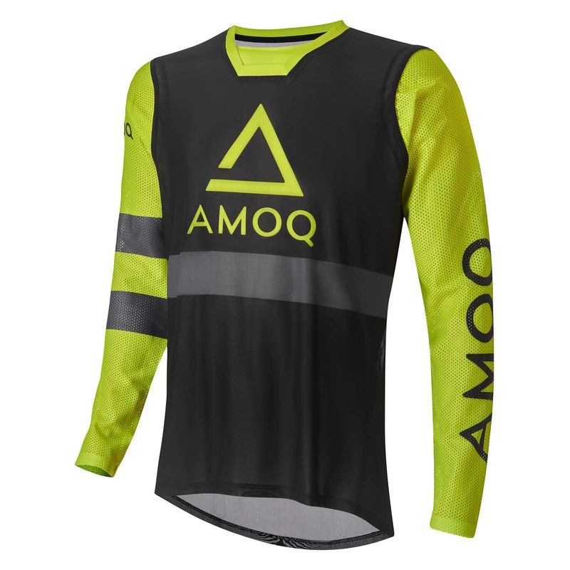 Bluza AMOQ AIRLINE MESH BLACK/HIVIS XS