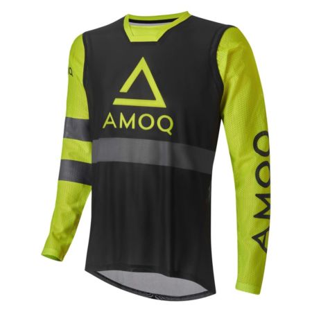 Bluza AMOQ AIRLINE MESH BLACK/HIVIS XS