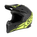 Kask AMOQ METEOR V2 BLACK/HIVIS XS