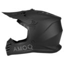 Kask dziecięcy AMOQ METEOR V2 JUNIOR MX BLACKOUT S