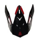 Daszek kasku AMOQ METEOR V2 AXIS BLACK/RED