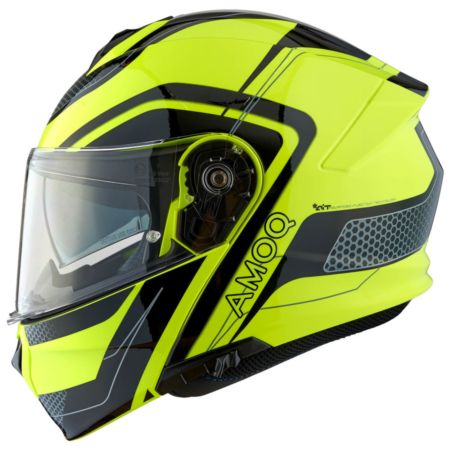 Kask AMOQ MI100 PORTO BLACK/YELLOW XS