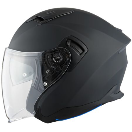 Kask jet AMOQ JI200 BLACK MATT XS