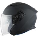 Kask jet AMOQ JI200 BLACK MATT XS