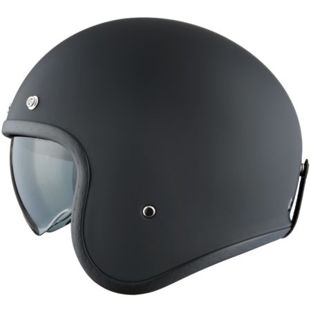 Kask jet AMOQ JI100 BLACK MATT XS