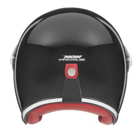 Kask NOX otwarty Jet Heritage połysk czarny M