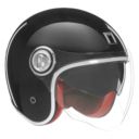 Kask NOX otwarty Jet Heritage solid czarny L