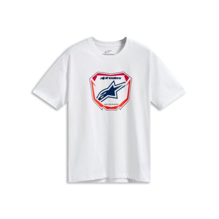 T-shirt ALPINESTARS PLATE SS CSF white L