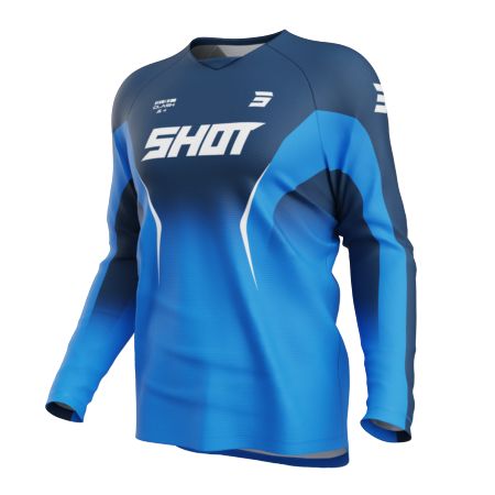 Bluza SHOT DRAW CLASH BLUE XS