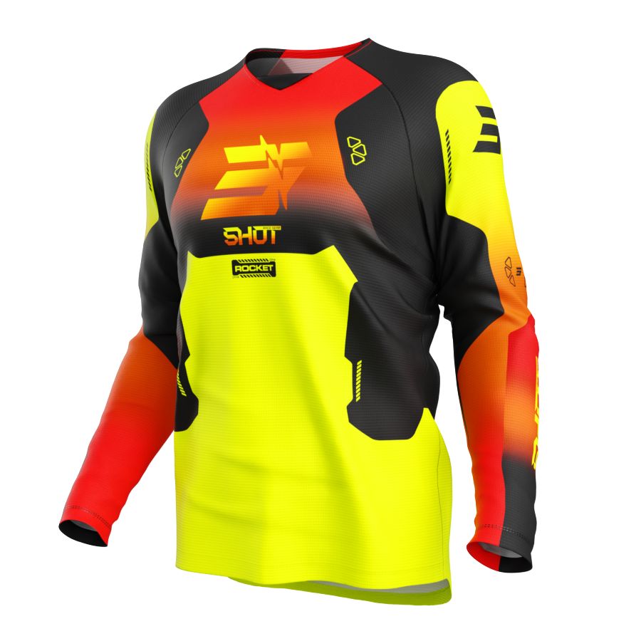Bluza dziecięca SHOT DRAW KID ROCKET YELLOW 4-5