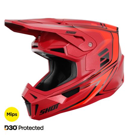 Kask SHOT LITE GLORY RED PEARLY XS