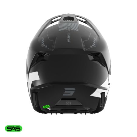 Kask SHOT SPEED HEAVY BLACK GLOSSY XS