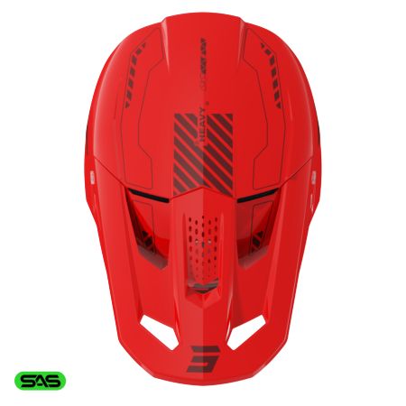 Kask SHOT SPEED HEAVY RED GLOSSY XS