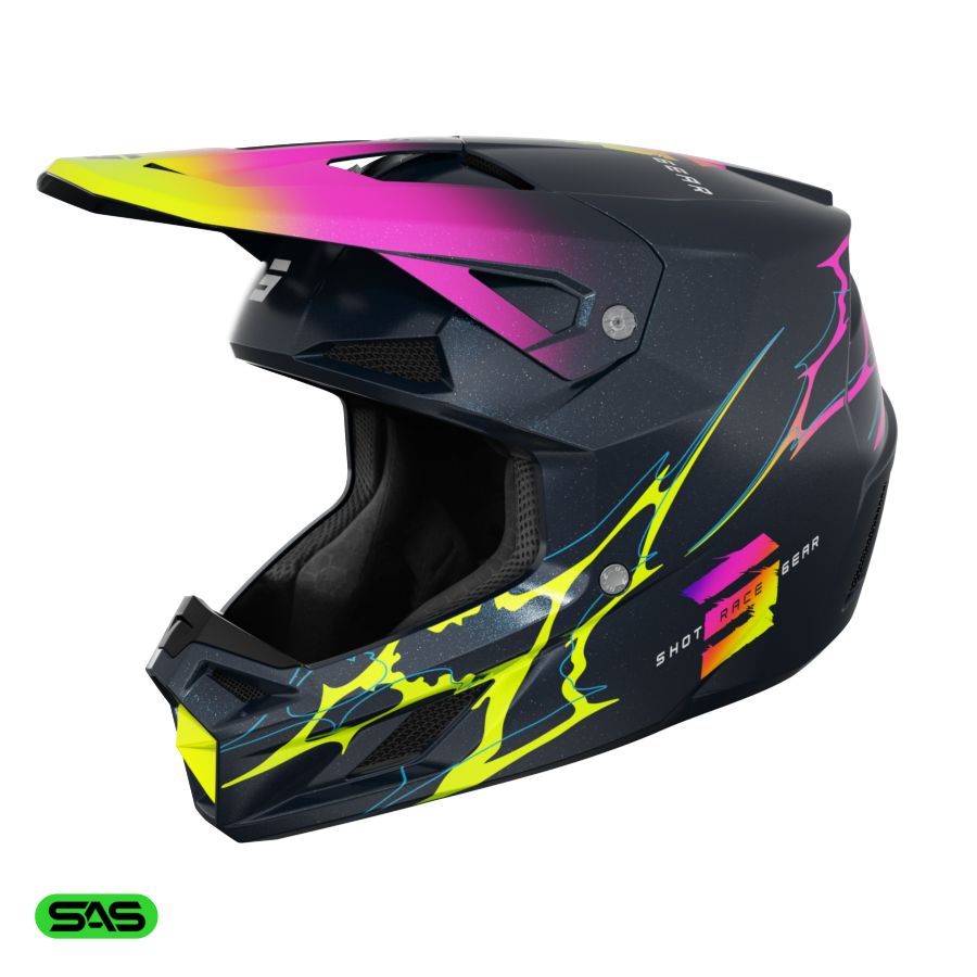 Kask SHOT SPEED RAC BLUE PEARLY XS