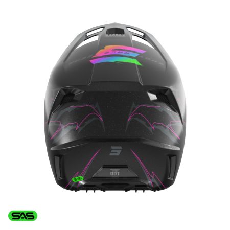 Kask dziecięcy SHOT SPEED KID RAC BLACK PEARLY YS
