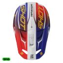 Kask SHOT SPEED SIDE RED BLUE PEARLY XS