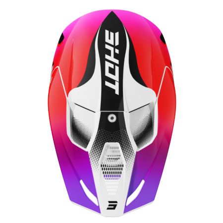 Kask SHOT FURIOUS ZEBRA PINK GLOSSY XS
