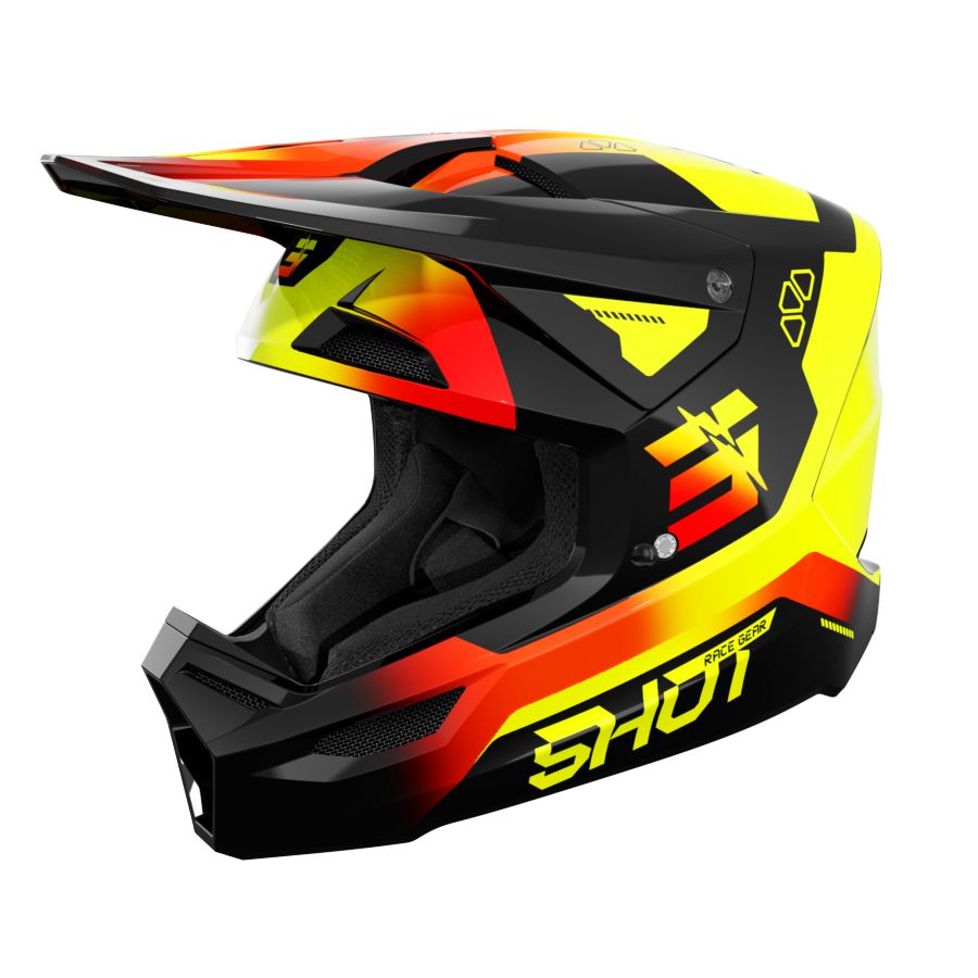 Kask dziecięcy SHOT FURIOUS KID ROCKET YL GLOSS YS