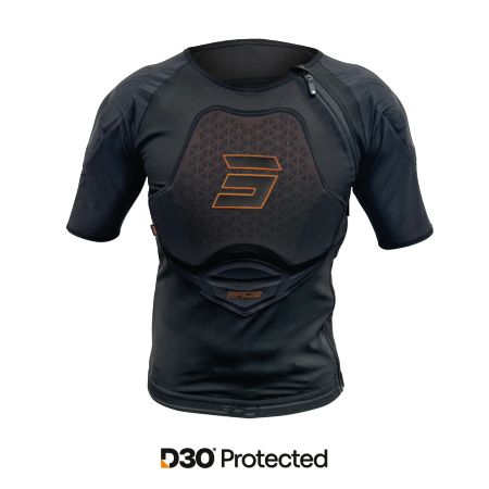 Bluza SHOT T-SHIRT RACE EVO D3O BLACK 2XS