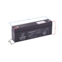 Akumulator MORETTI żelowy 12 volt ot2.2-12