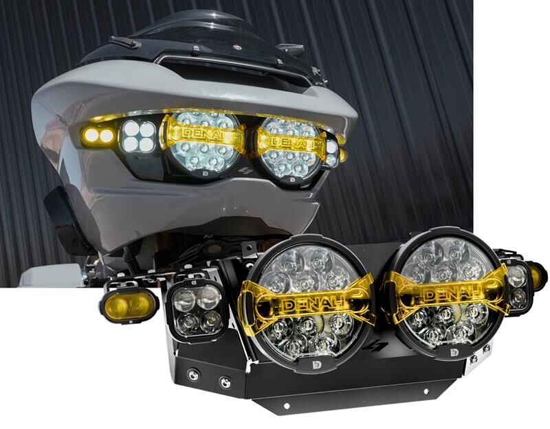 Zestaw reflektorów DENALI HARLEY FLTRK 1868