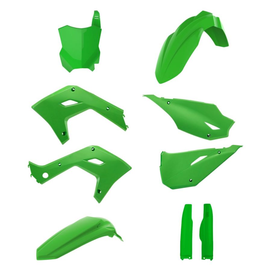 Zestaw plastików POLISPORT GREEN KAWASAKI KX 125 M