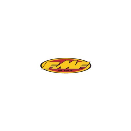 Naklejka FMF 5" oval and jersey (yel/rd)