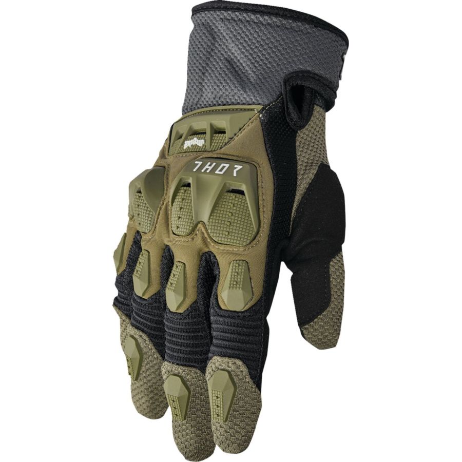 Rękawiczki THOR TERRAIN ARMY/CHARCOAL zielone M