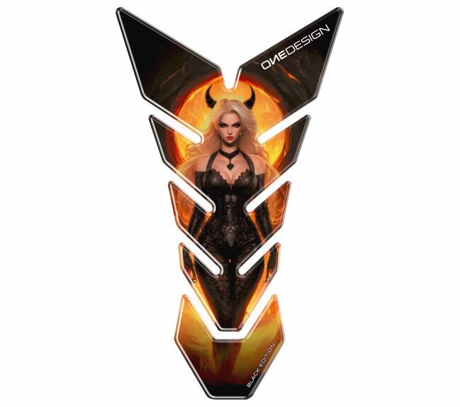 Tankpad ONE DESIGN BLACK EDITION FEMALE DEVIL