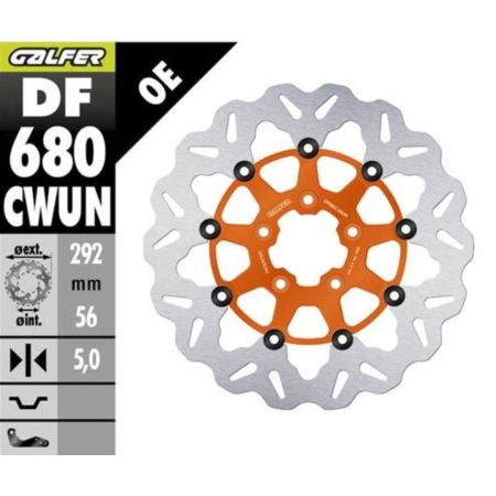 Tarcza hamulcowa GALFER WAVE OR 292MM HARLEY FLDE