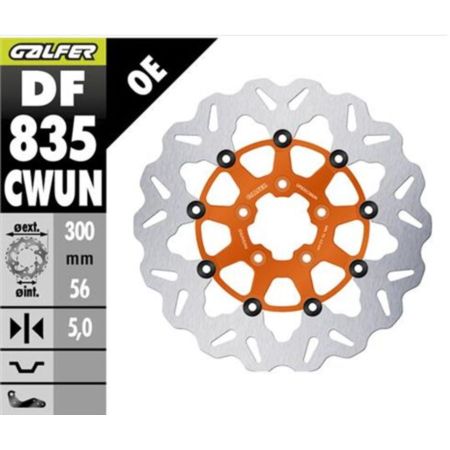 Tarcza hamulcowa GALFER WAVE OR 300MM HARLEY FLFB