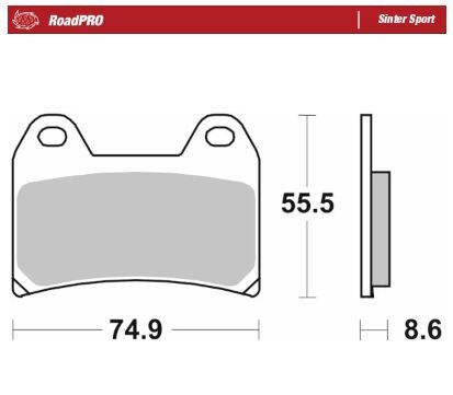 Klocki hamulcowe MOTO MASTER SINTER SPORT APRILIA