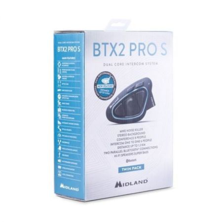 Interkom MIDLAND btx2 pro s lr twin pack hi-fi