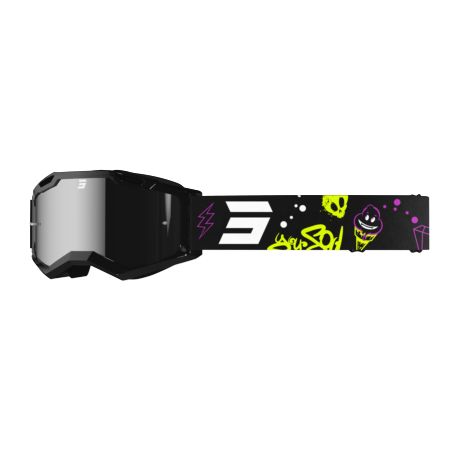 Gogle SHOT ROCKET KID 2.0 CARTOON IRID/BLK GLOSS