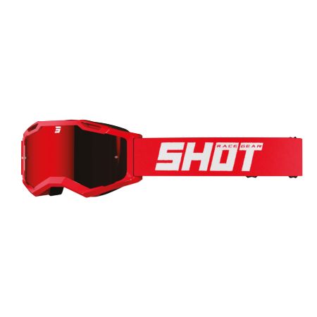 Gogle SHOT ROCKET KID 2.0 SOLID IRIDIUM RED GLOSS