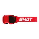 Gogle SHOT ROCKET KID 2.0 SOLID IRIDIUM RED GLOSS
