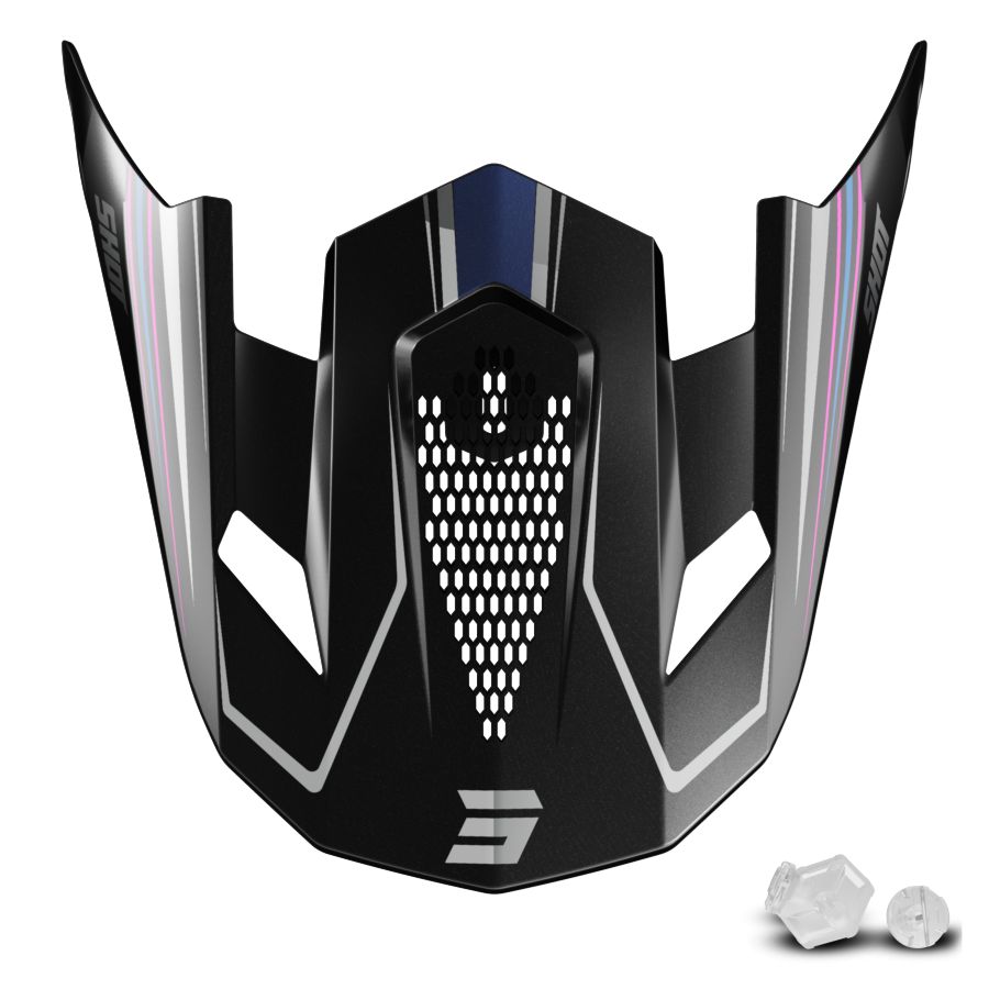 Daszek kasku SHOT LITE GLORY BLACK PEARLY