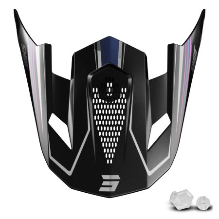 Daszek kasku SHOT LITE GLORY BLACK PEARLY