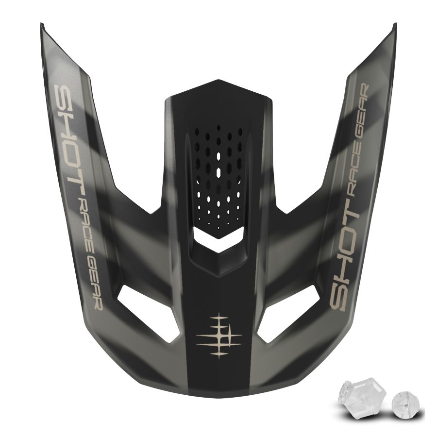Daszek kasku SHOT SPEED TIGER BLACK MATT