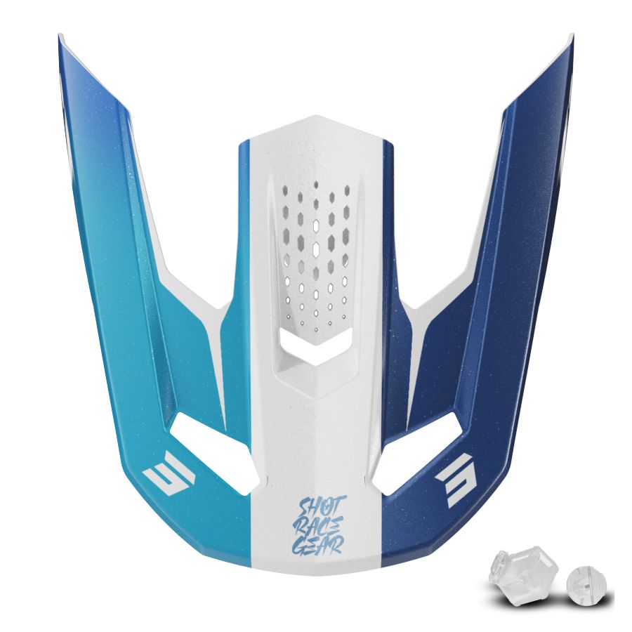 Daszek kasku SHOT SPEED SIDE BLUE PEARLY